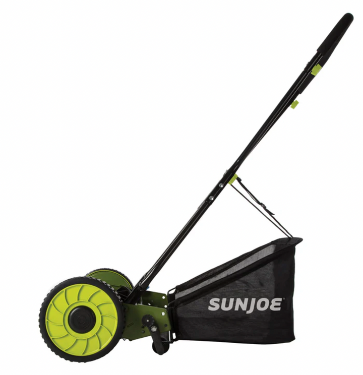 Restored Sun Joe MJ500M | Manual Reel Mower w/ Grass Catcher | 16 inch (Refurbished) | LOCAL PICKUP ONLY