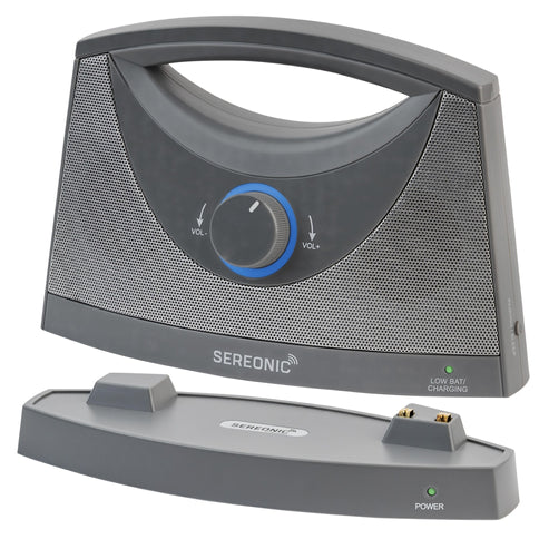 SEREONIC Portable Wireless Bluetooth TV Speakers | For Smart TV - Grey