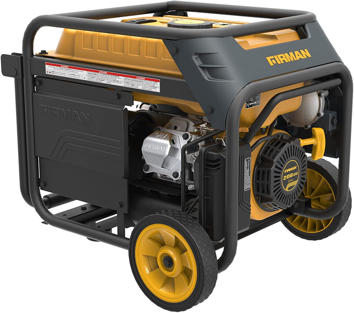 Restored Firman H03651 Dual Fule Generator | 4550 Watts | 208cc Engine | Electric Start | Low Oil Shut Off | Generator Only (Refurbished)