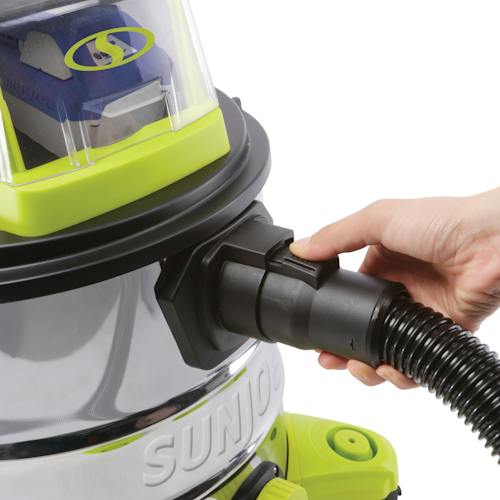 Restored Sun Joe 24V-WDV6000 | 24-Volt* IONMAX Cordless Portable Stainless Steel Wet/Dry Vacuum Kit | 5.3 Gal | W/ 4.0-Ah Battery + Charger (Refurbished)