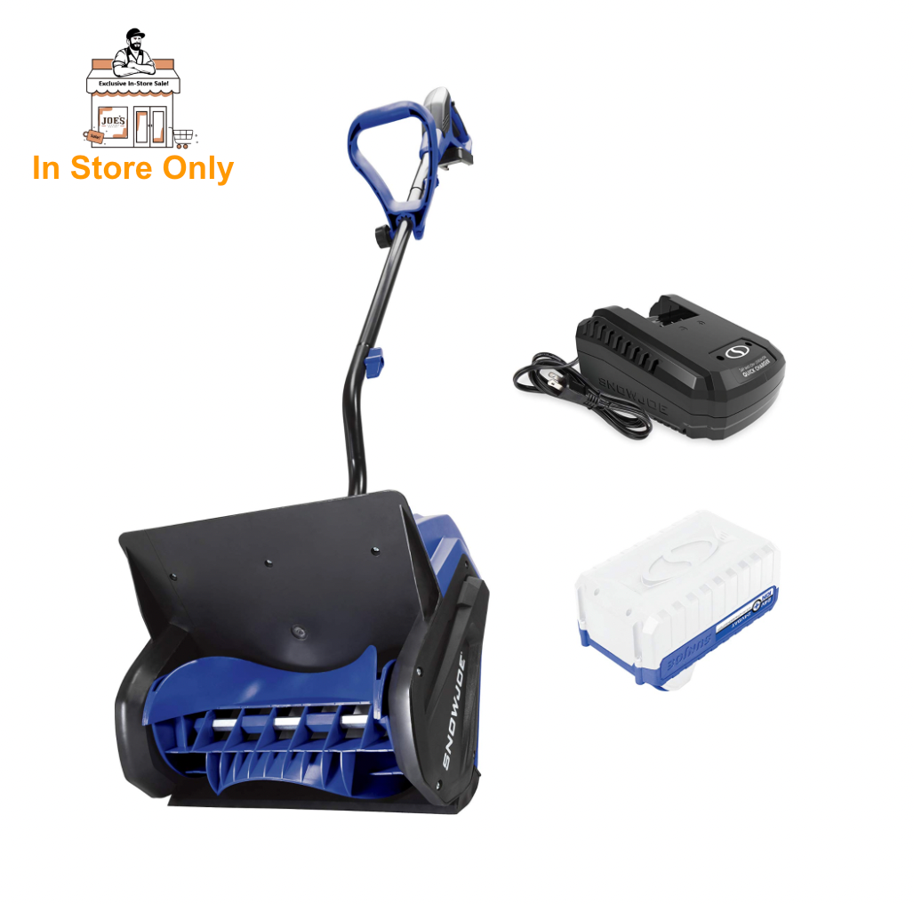 Restored Snow Joe 24V-SS13 24V | In-Store Exclusive | 13in Cordless Snow Shovel Kit (w/4-Ah Battery + Quick Charger) (Refurbished)