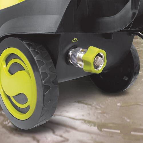 Restored Sun Joe SPX3220 Follow-Along 4-Wheeled Electric Pressure Washer w/ Pressure-Select High-Low Technology, 5-Quick Connect Nozzles, & Onboard Soap Tank (Refurbished)