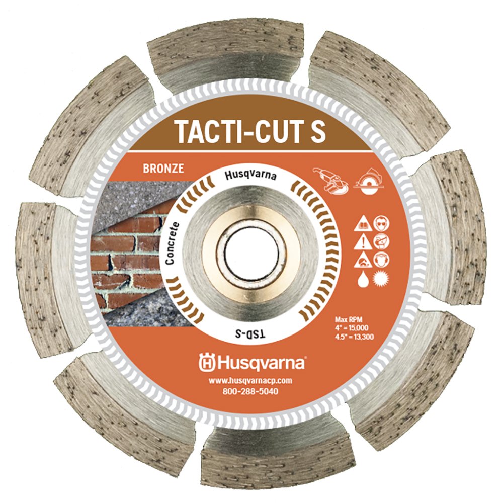 HUSQVARNA CONSTRUCTION 542761408 4" TSDS Segm Diam
Blade