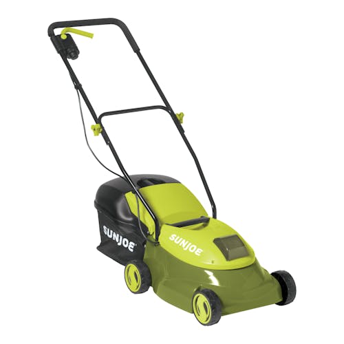 Restored Sun Joe MJ401C-PRO Cordless Push Lawn Mower | 14-in | 28 Volt | Discharge Chute (Refurbished)