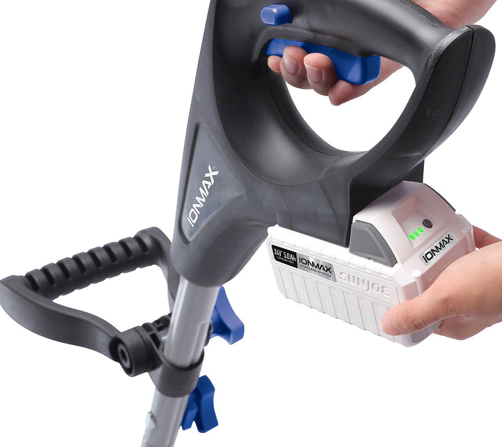 Restored Snow Joe 24V-SS13.5-XR-RED | Cordless Snow Shovel Kit | 24V 13.5 In. W/ 5.0Ah Battery & Charger | Directional Control (Refurbished)