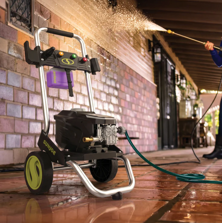 Restored Sun Joe SPX7000-MAX | 2200 PSI Electric Pressure Washer | Foam Cannon + Turbo Nozzle | 1.1 Rated GPM | 13-Amp (Refurbished)