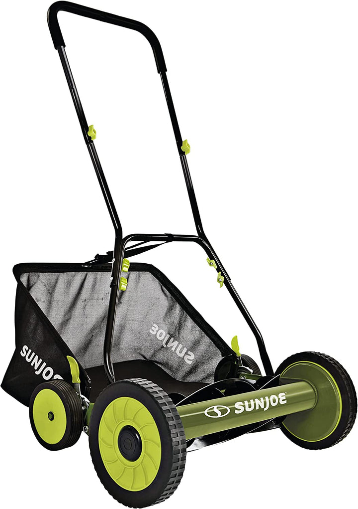 Restored Sun Joe MJ502M Manual Reel Mower W/ Grass Catcher | 20-inch | 9-Position Refurbished