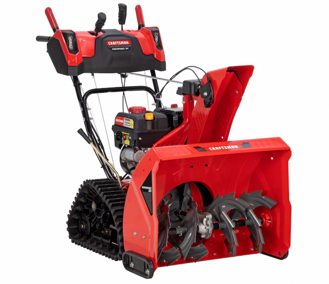 CRAFTSMAN Performance 26 Track | 26in Two-Stage 243cc Gas Snow Blower | Self-Propelled | Electric Start