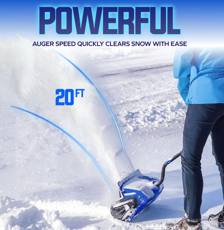 Restored Snow Joe 24V-SS13-XR-ULT | 24V 13 in. Cordless Snow Shovel Kit | W/ 5.0-Ah Battery, Charger, Cover & Battery Holders (Refurbished)