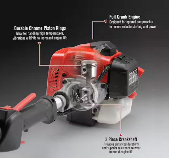 PRORUN PSST217 | 25.4cc 17″ Gas Attachment Capable String Trimmer | In-Store Exclusive