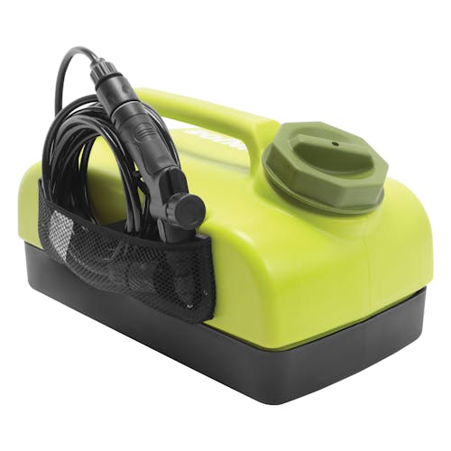 Restored Sun Joe 24V-PSW25 | Cordless Go-Anywhere Portable Sink/Shower Spray Washer Kit |  24-Volt* IONMAX | 116 PSI Max* | 1.5 GPM Max* | 2.5 Gal | W/ 2.0Ah Battery + Charger (Refurbished)