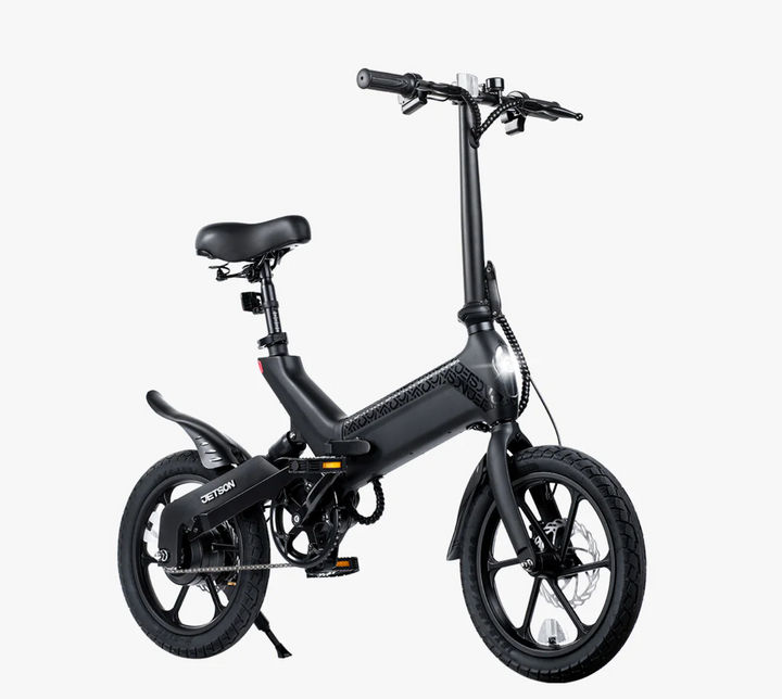 Jetson Haze Compact Folding Electric Bike | 350W Motor | 15.5 MPH | 20 Mile Range | JHAZE-BLK