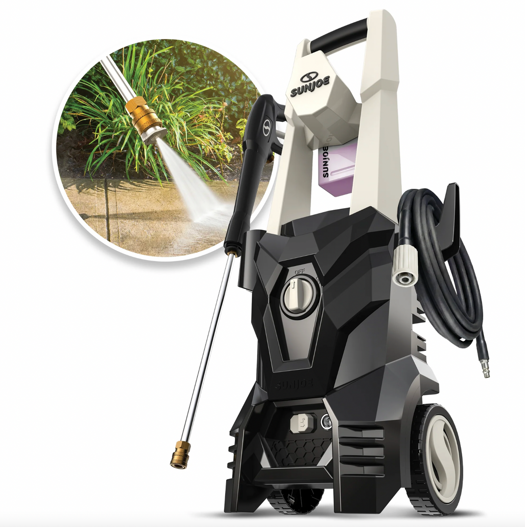 Restored Sun Joe SPX200-GO | 2000 PSI Electric Pressure Washer | 13-Amp | 4 Nozzles | Foamer Cannon (Refurbished)