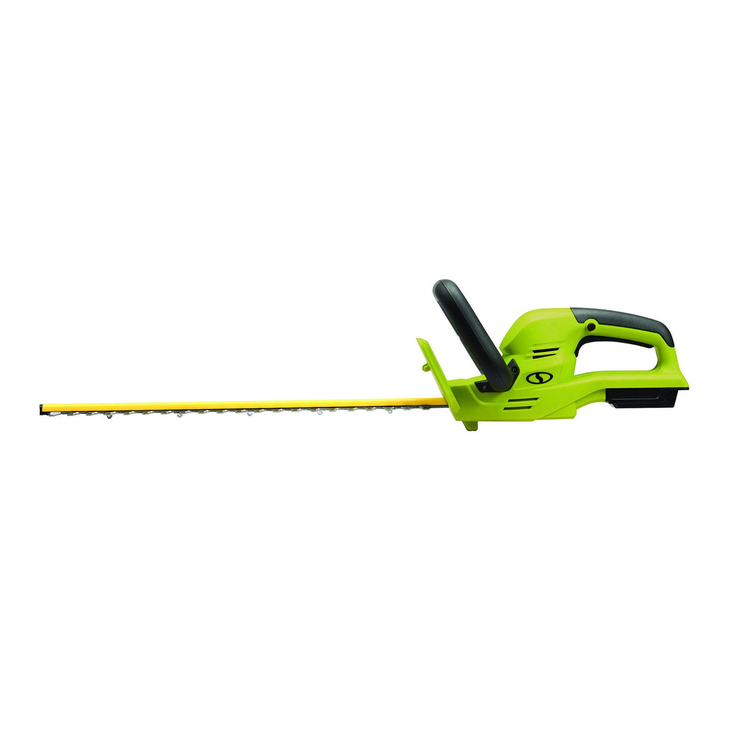 Restored Sun Joe 24V-HT22-CT | Cordless Handheld Dual-Action Hedge Trimmer | Tool Only (Refurbished)