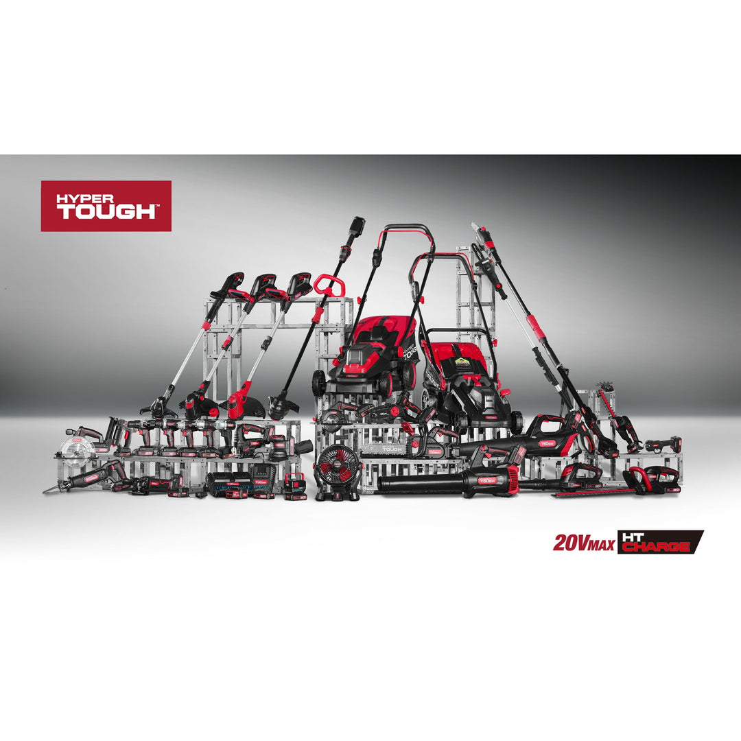 Restored Hyper Tough 20V 2.0Ah Battery & Charger Combo | (HT21-401-003-10 / JS-22055-117UN) | Reliable Power & Charging Upgrade (Refurbished)