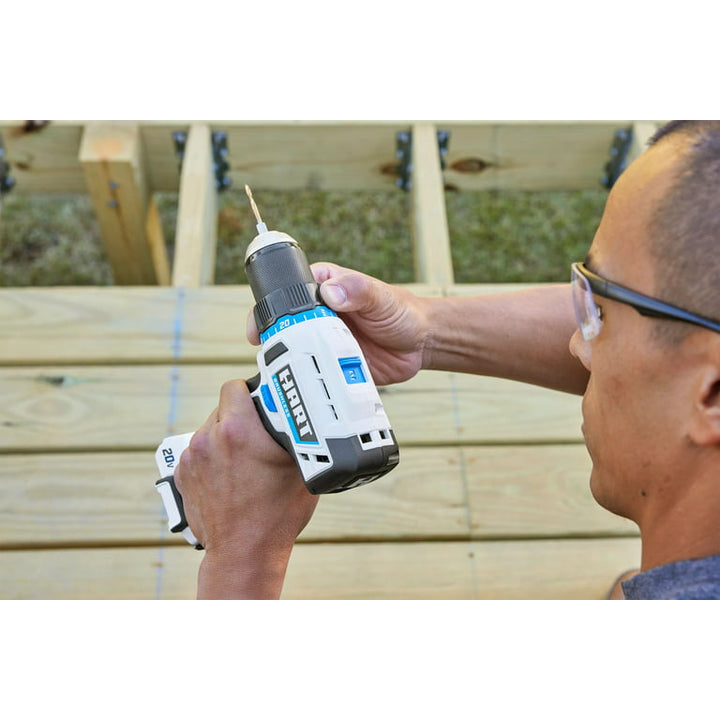 Restored HART 20-Volt Brushless 1/2-inch Drill/Driver Kit, (1) 2.0Ah Lithium-Ion Battery, Gen 2 (Refurbished)