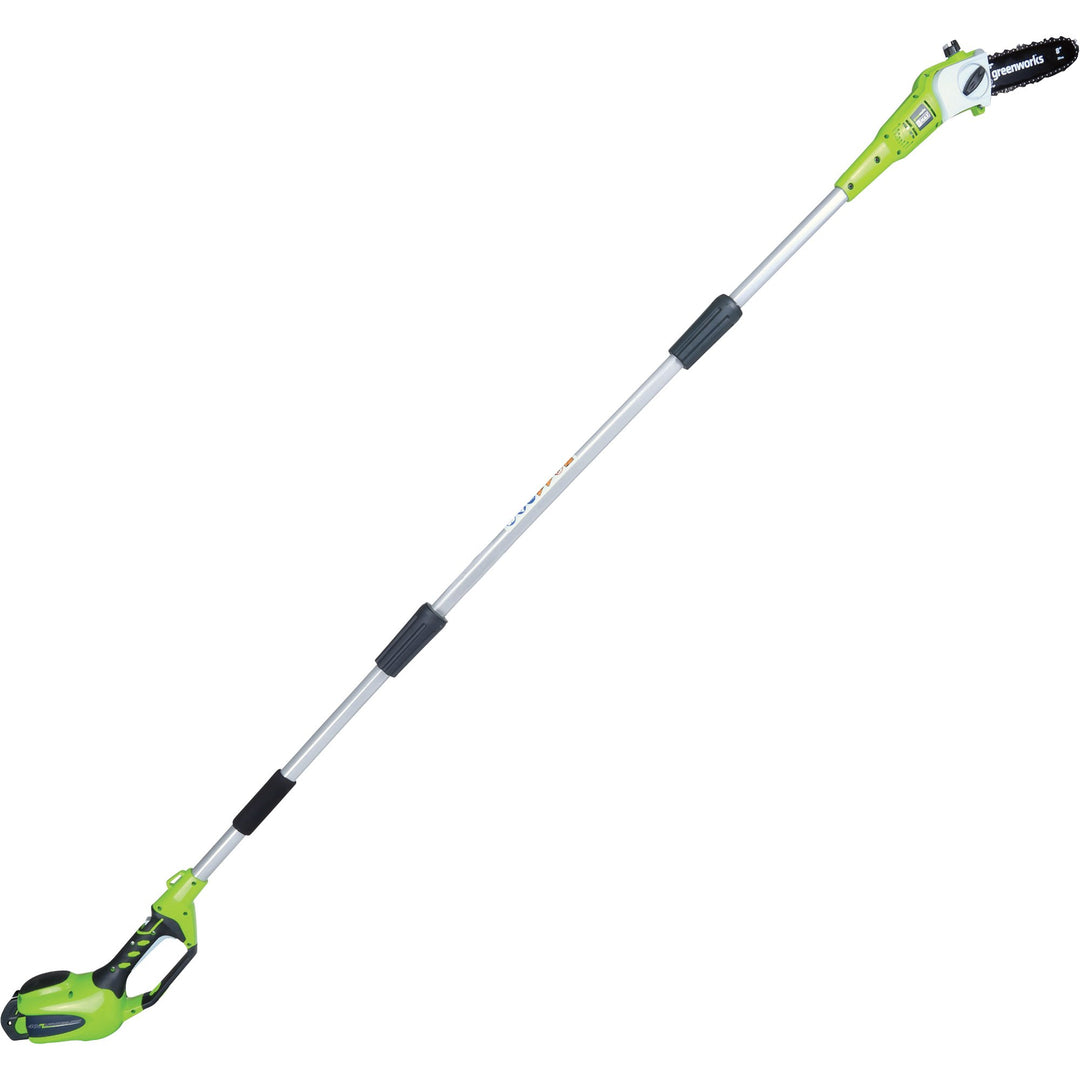 Restored Greenworks 40V 8" Cordless Polesaw / Great For Pruning and Trimming Branches / 11 FT Reach (Refurbished)