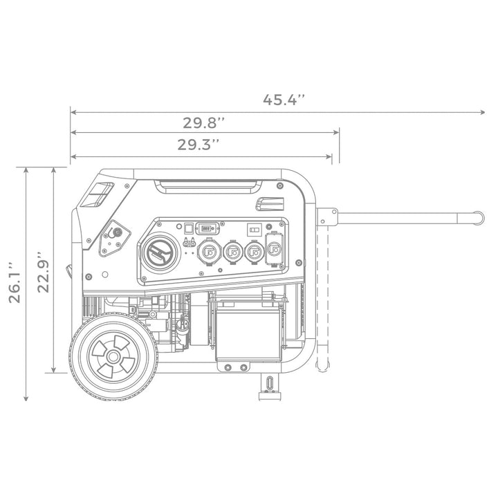 Firman T07571 TRI FUEL 7500W PORTABLE GENERATOR ELECTRIC START 120/240V [Remanufactured]