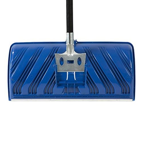 Snow Joe Edge SJEG24 2-In-1 24-Inch Poly Blade Snow Pusher and Ice Chopper, Blue