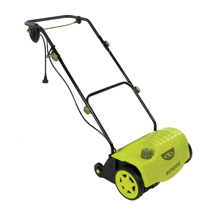 Sun Joe AJ799E-RM Electric Lawn Dethatcher | 14 inch | 11 Amp | AirBoost Technology [Remanufactured]