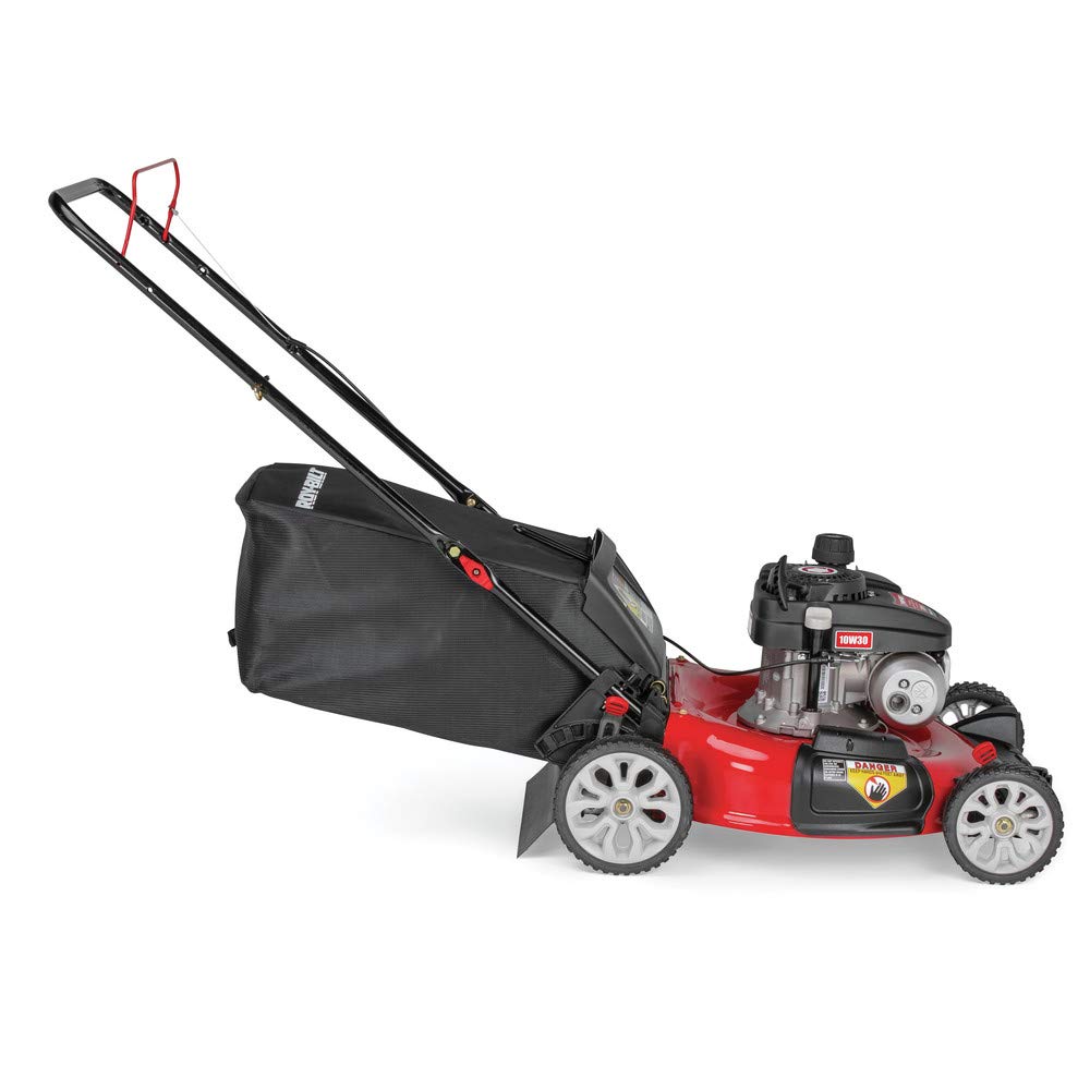 Troy-Bilt 11A-A2SD766 21 in. 140 cc Gas Walk Behind Push Mower with 3-in-1 Cutting TriAction Cutting System [Remanufactured]