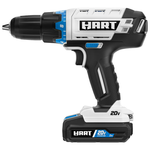 Restored Scratch and Dent HART 20-Volt Cordless 6-Tool Combo Kit (1) 4.0Ah & (1) 1.5Ah Lithium-Ion Batteries, Charger and Storage Bag (Refurbished)