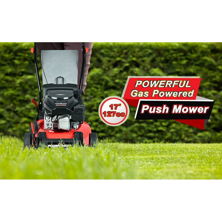 Restored PowerSmart DB8617P 17 in. 3-in-1 Gas Push Lawn Mower (Refurbished)