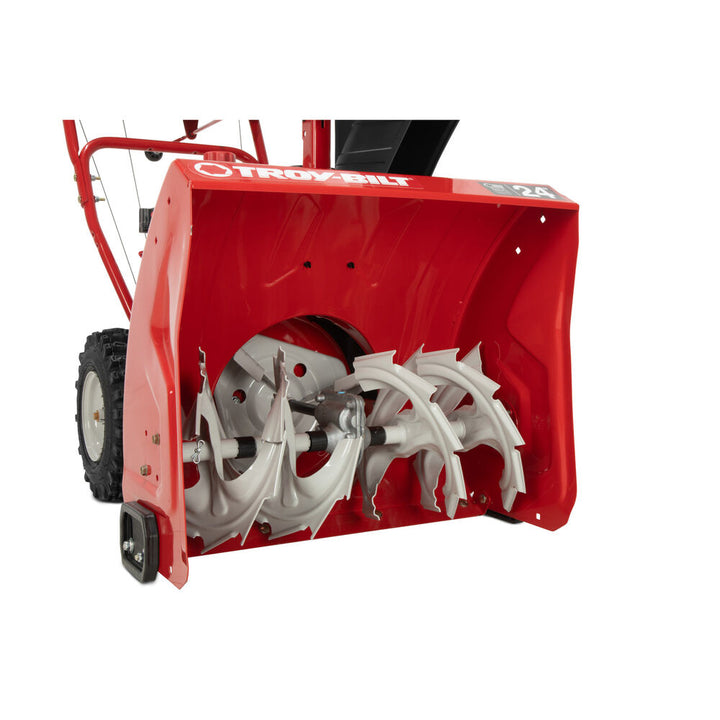 Troy-Bilt Storm 2420 Two- Stage Gas Snow Blower | 24 in. | 208 cc | Electric Start | Self Propelled | Includes Snow Blower Cab