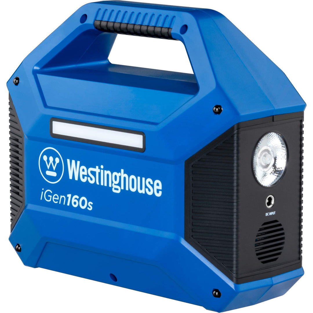 Restored Scratch and Dent Westinghouse 155Wh 150 Peak Watt Portable Power Station & Solar Generator, Pure Sine Wave AC Outlet, Backup Lithium Battery, (Solar Panel Not Included) (Refurbished)