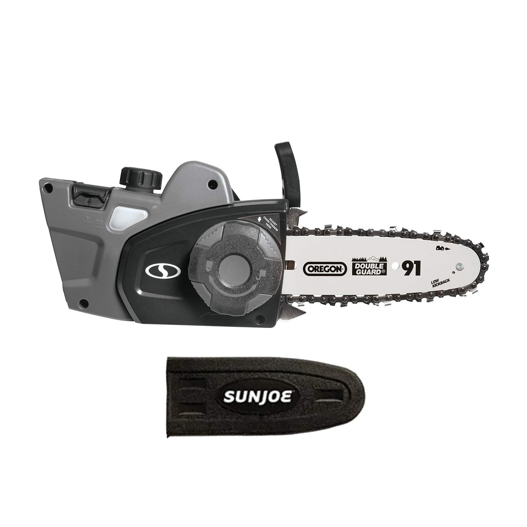 Restored Scratch and Dent Sun Joe GTS4000E-8CS-CGY  |7 Amp Chain Saw Attachment for Electric Lawn Care System (Refurbished)
