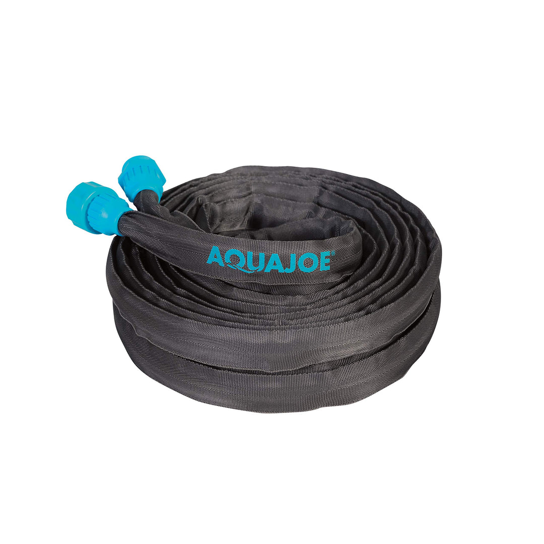 Restored Scratch and Dent Aqua Joe AJFJH25 Ultra Flexible Kink Free Fiberjacket Garden Hose | 25-Foot (Refurbished)