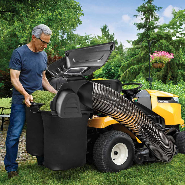 Cub Cadet Double Bagger | For 42 in. and 46 in. Decks | For XT1 and XT2 Mowers 2010 and After (Open Box)