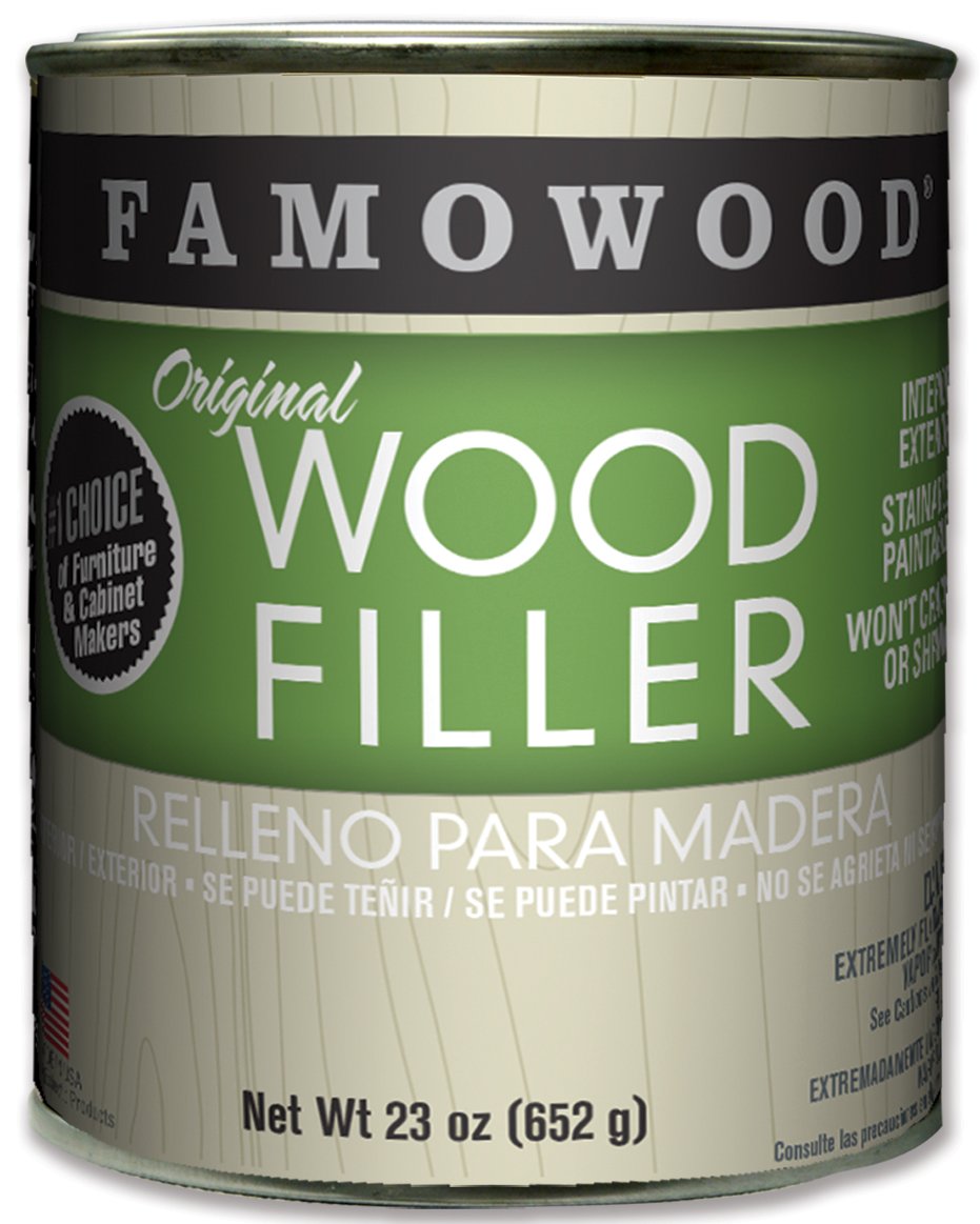 FamoWood 36021110 Original Wood Filler - Pint, Cherry