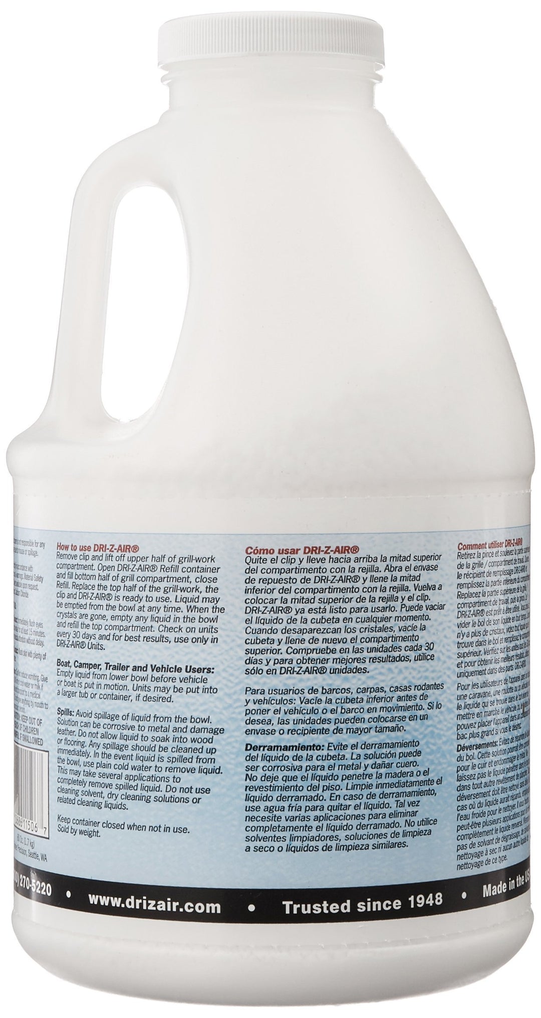 Dri-Z-Air DZA-60 60-Ounce Refill Crystals