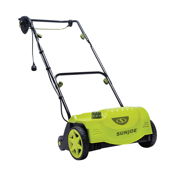 Sun Joe AJ799E-RM Electric Lawn Dethatcher | 14 inch | 11 Amp | AirBoost Technology [Remanufactured]