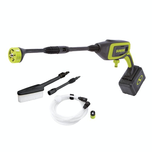 Restored Scratch and Dent Sun Joe 24V-PP350-CT 24-Volt IONMAX Power Cleaner | Tool Only | Ultra-Portable | 5-in-1 Twist Nozzle (Refurbished)