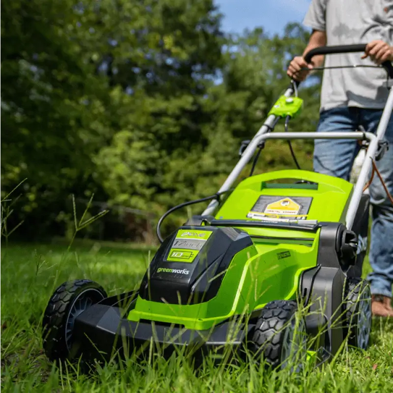 Restored Greenworks 10 Amp 17-inch Corded Electric Lawn Mower (Refurbished)