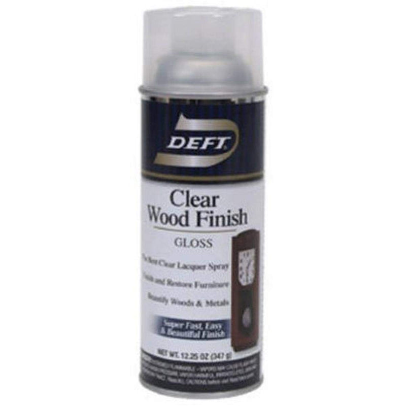 Deft Interior Clear Wood Finish Gloss Lacquer, 12.25-Ounce Aerosol Spray