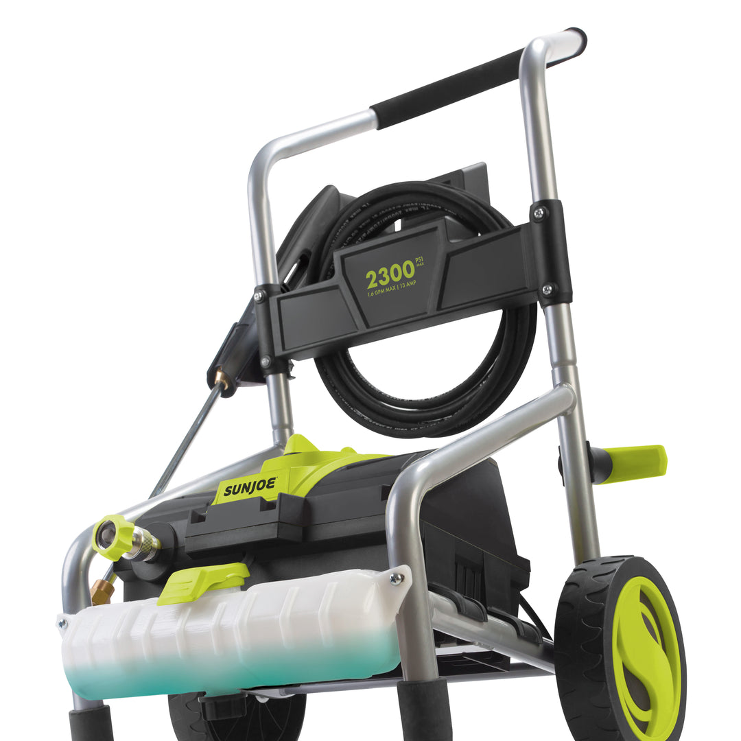 Restored Scratch and Dent Sun Joe SPX4004-MAX Electric Pressure Washer | Included Extension Wand | 2300 PSI Max | 1.6 GPM Max (Refurbished)