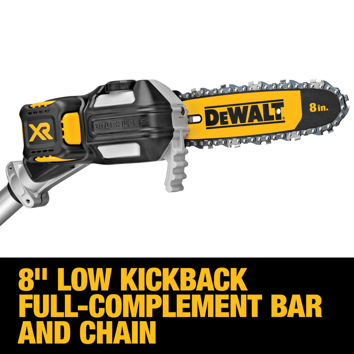 DEWALT 20V MAX 8in. Cordless Battery Powered Pole Saw Kit with (1) 4Ah Battery, Charger & Sheath