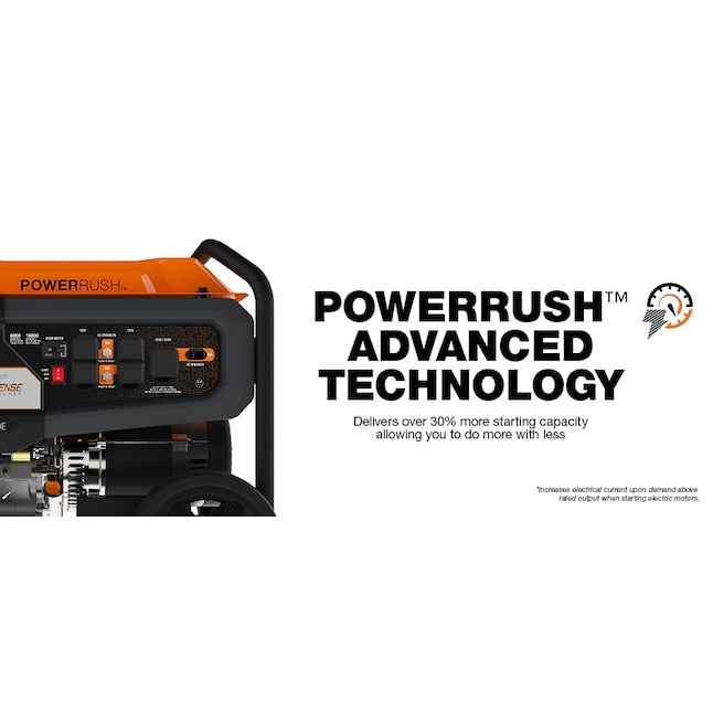 Restored Generac GP 8000-Watt Gasoline Portable Generator (Refurbished)