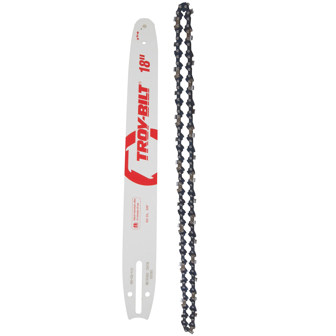 Troy-Bilt 490-700-Y127 Bar and Chain Combo, 18" Black