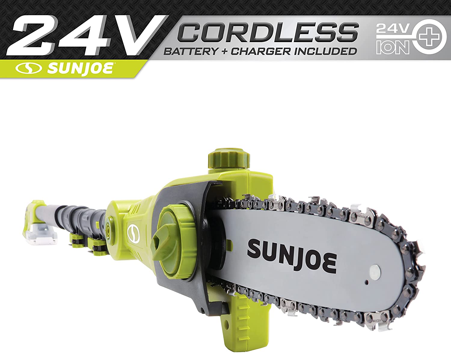 Sun joe battery chainsaw online