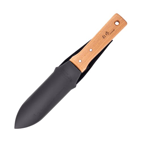 Restored Scratch and Dent NISAKU NJP6510 HORI HORI NAMIBAGATA | Japanese Stainless Steel Weeding Knife | 7.25-inch Blade (Refurbished)