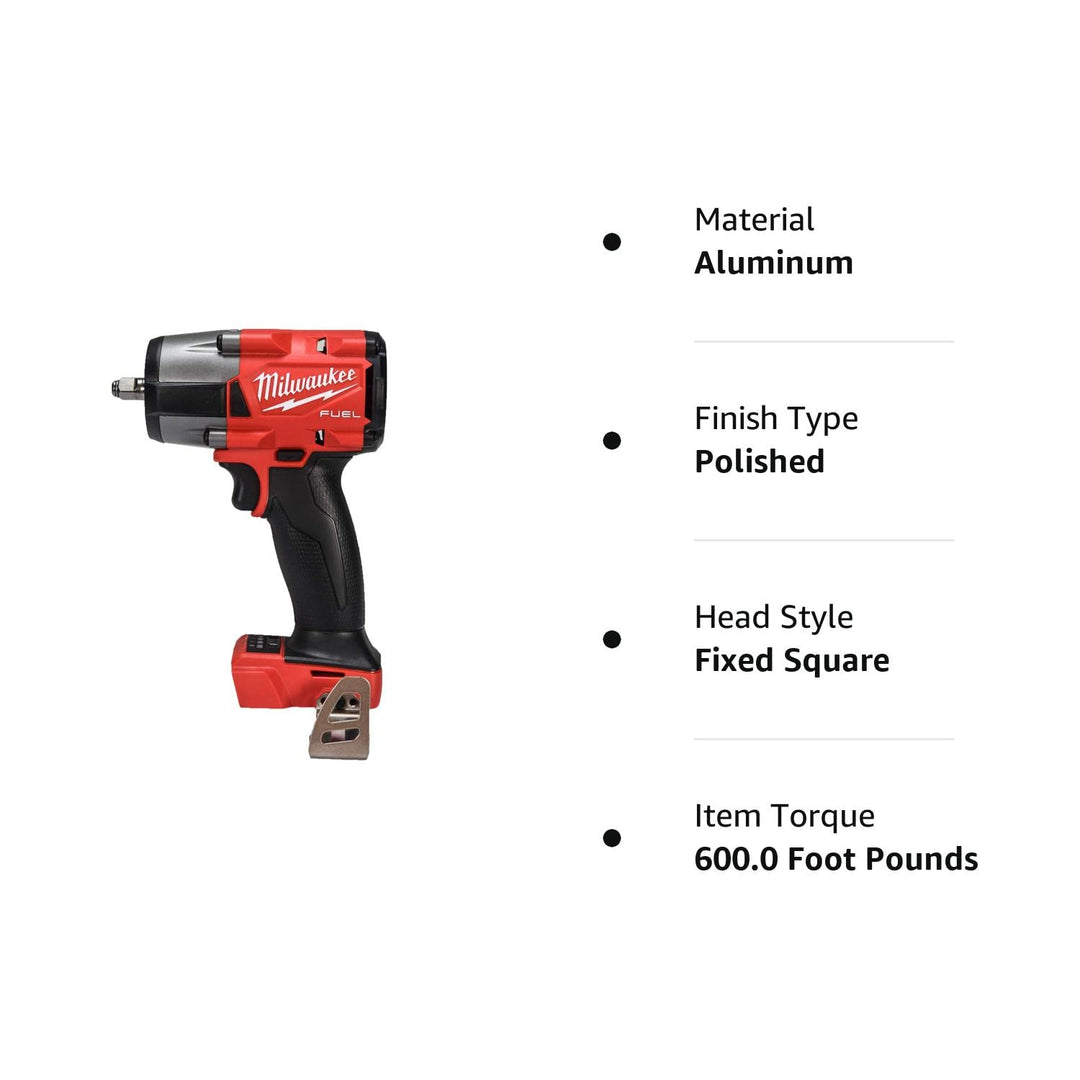 Milwaukee  M18 FUEL GEN-2 18V Lithium-Ion Mid Torque Brushless Cordless 3/8 in. Impact Wrench with Friction Ring (Tool-Only)