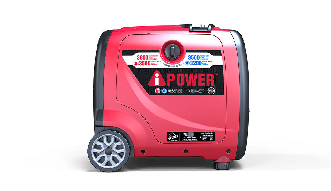 Restored Scratch and Dent A-iPower Dual Fuel Generator SUA3800iED (Refurbished)