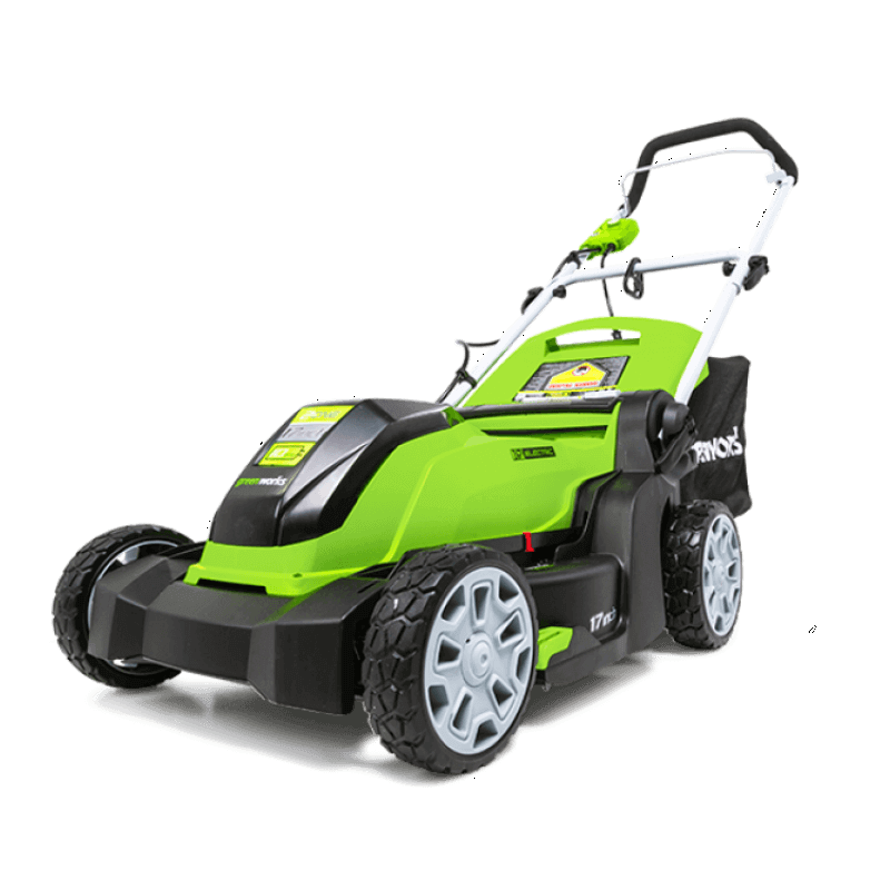 Restored Scratch and Dent Greenworks 10 Amp 17-inch Corded Electric Lawn Mower (Refurbished)