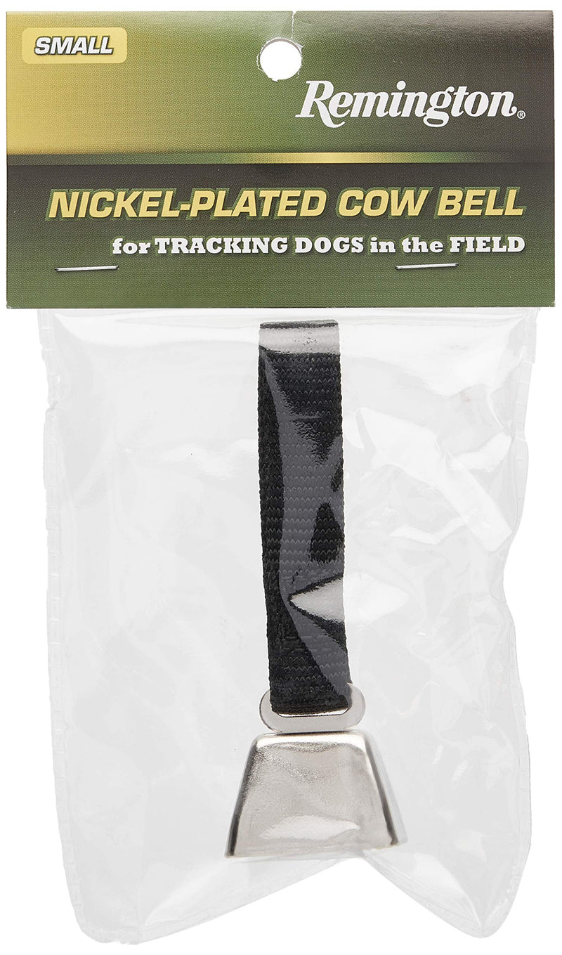 Coastal Pet Nickel-Plated Cow Bell with Black Nylon Strap for Tracking Dogs in the Field