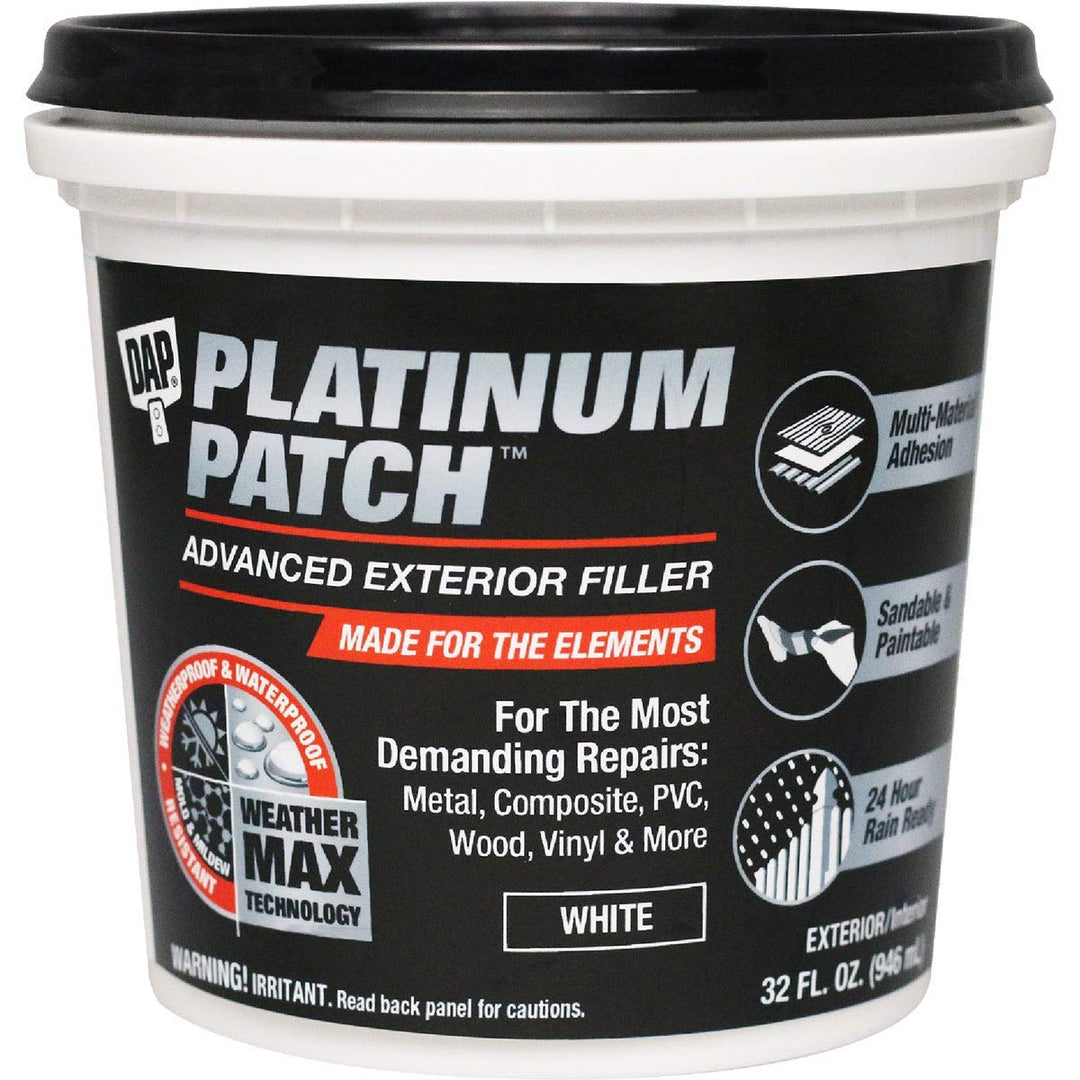 DAP 7079818787 Platinum Patch Advanced Qt Raw Building Material, White