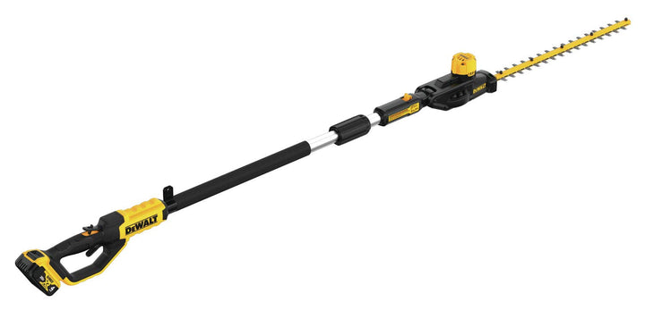 DEWALT DCPH820M1 20V MAX Lithium-Ion Cordless Pole Hedge Trimmer Kit with (1) Battery 4.0Ah, Charger, Sheath and Shoulder Strap Included
